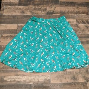 Modcloth Bird skirt